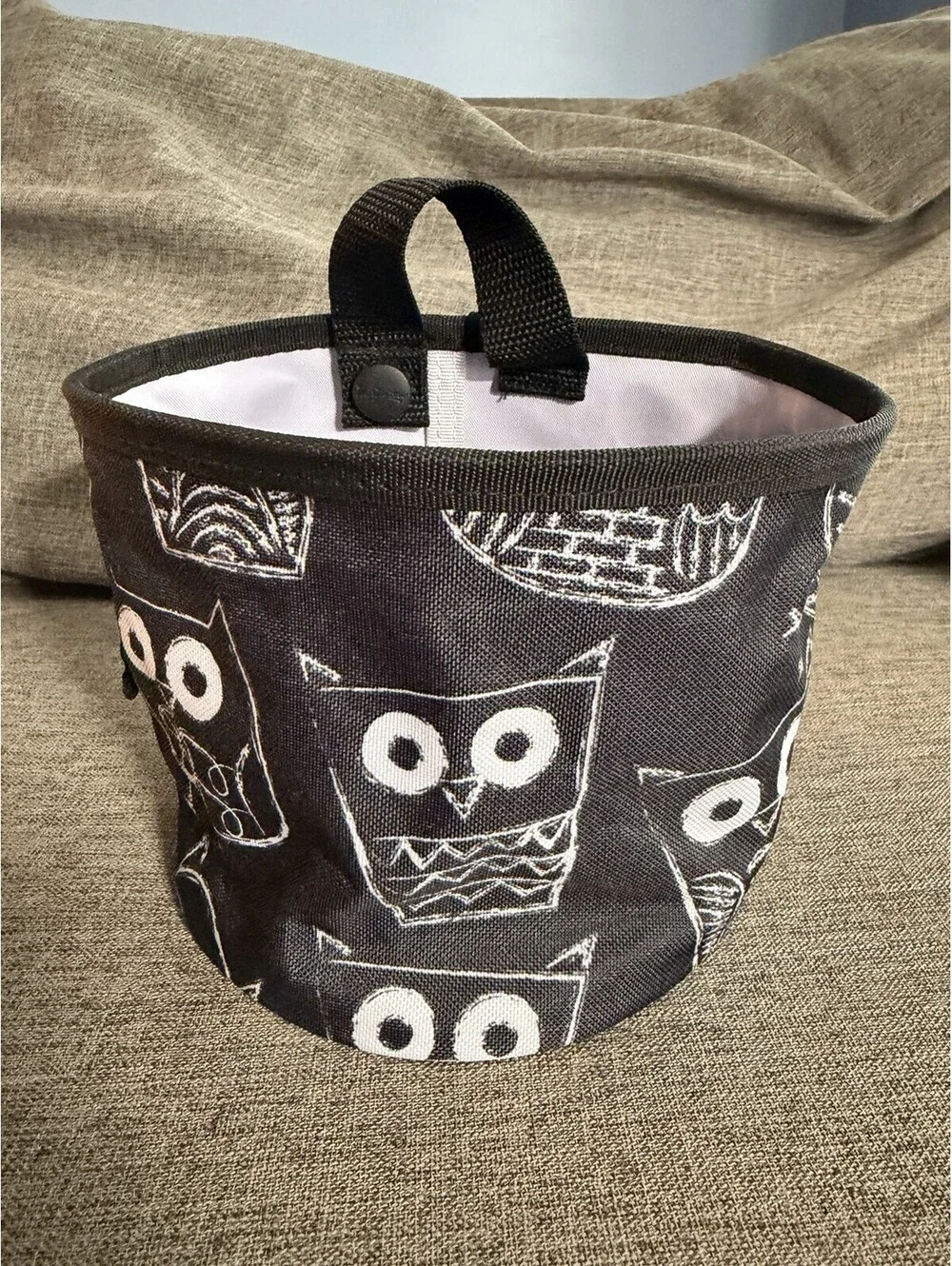 Thirty One Oh Snap Bin Its Owl Good Black White Owl Print